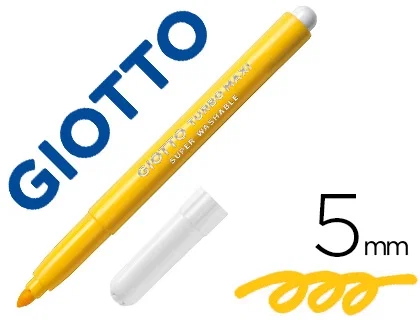 Giotto Turbo Maxi Amarillo Estuche de 12 Unidades Giotto Turbo Maxi Amarillo Estuche de 12 Unidades