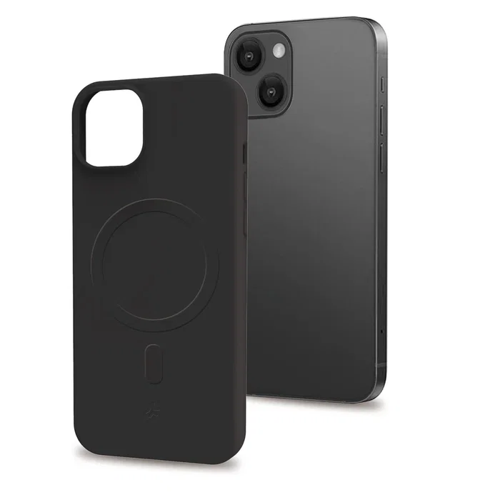 Celly CromoMag1055BK Funda para Apple iPhone 15 Plus (6.7") Negro
