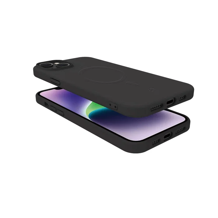 Celly CromoMag1055BK Funda para Apple iPhone 15 Plus (6.7") Negro