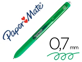 Papermate Inkjoy Bolígrafo Retráctil de Gel Verde 0,7 mm