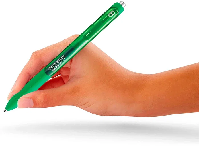 Papermate Inkjoy Bolígrafo Retráctil de Gel Verde 0,7 mm