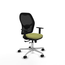 PIQUERAS Y CRESPO Silla de oficina Jorquera Verde oliva y Negro