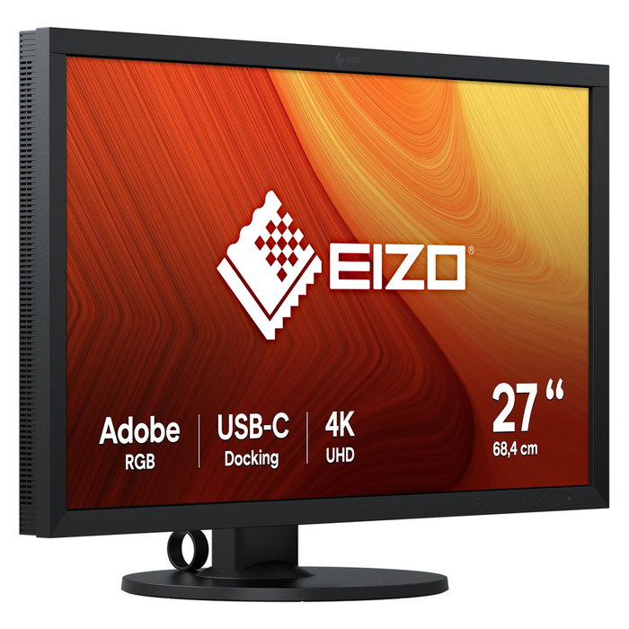EIZO ColorEdge CS2740 - Monitor profesional 27" IPS 4K UHD (3840x2160), HDMI, DisplayPort, USB-C con USB Power Delivery 60W, Calibración Hardware, Negro