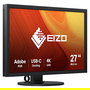 EIZO ColorEdge CS2740 - Monitor profesional 27" IPS 4K UHD (3840x2160), HDMI, DisplayPort, USB-C con USB Power Delivery 60W, Calibración Hardware, Negro