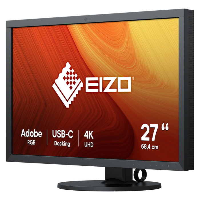 EIZO ColorEdge CS2740 - Monitor profesional 27" IPS 4K UHD (3840x2160), HDMI, DisplayPort, USB-C con USB Power Delivery 60W, Calibración Hardware, Negro