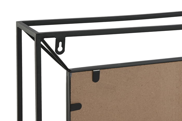 DKD Home Decor Espejo Vintage Negro 10 x 90 x 90 cm