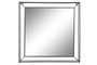 DKD Home Decor Espejo de Hierro y Cristal Negro 90x90 cm