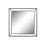 DKD Home Decor Espejo de Hierro y Cristal Negro 90x90 cm