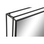 DKD Home Decor Espejo de Hierro y Cristal Negro 90x90 cm