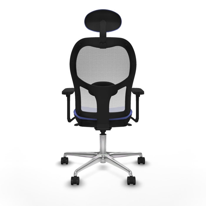 PIQUERAS Y CRESPO Silla de oficina Jorquera con mecanismo Sincro, Azul claro y Blanco PIQUERAS Y CRESPO Silla de oficina Jorquera con mecanismo Sincro, Azul claro y Blanco