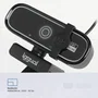 Iggual Webcam USB 4K UHD WC3840 Business Pro View - 8 MP, Gran Angular, Micrófono con Cancelación de Ruido, Plug & Play, Negro - igg319949