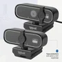 Iggual Webcam USB 4K UHD WC3840 Business Pro View - 8 MP, Gran Angular, Micrófono con Cancelación de Ruido, Plug & Play, Negro - igg319949