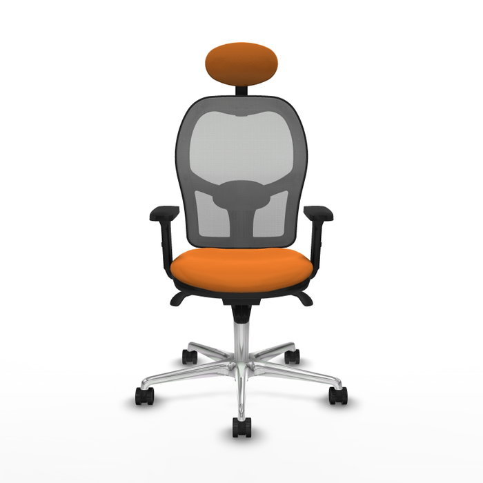 PIQUERAS Y CRESPO Silla de oficina Jorquera Naranja y Gris