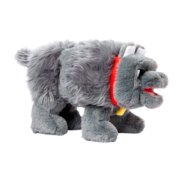 Mattel Peluche Dennis El Lobo Minecraft JKB90 con Sonido 20 cm