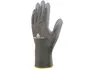 Deltaplus Guantes de Poliester Antideslizante Lavable para Manipulacion y Manutencion Gris Talla 8