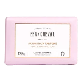 FER A CHEVAL Jabon Solido Perfumado Lavanda Energetica 125 G con Aceite de Argán y Manteca de Karité de Marsella