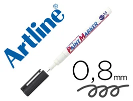 Artline Rotulador Permanente EK-444 XF Negro Punta Redonda 0.8 mm