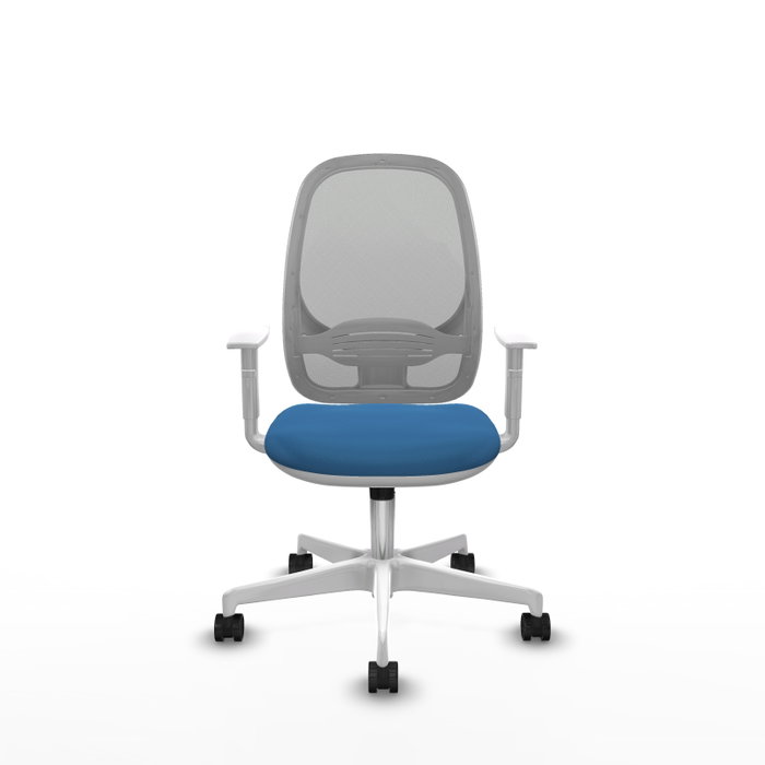 PIQUERAS Y CRESPO Silla de oficina Cilanco con mecanismo Sincro, Azul claro y Gris PIQUERAS Y CRESPO Silla de oficina Cilanco con mecanismo Sincro, Azul claro y Gris