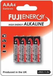 FUJITSU Blíster de 4 Pilas Alcalinas AAA LR03