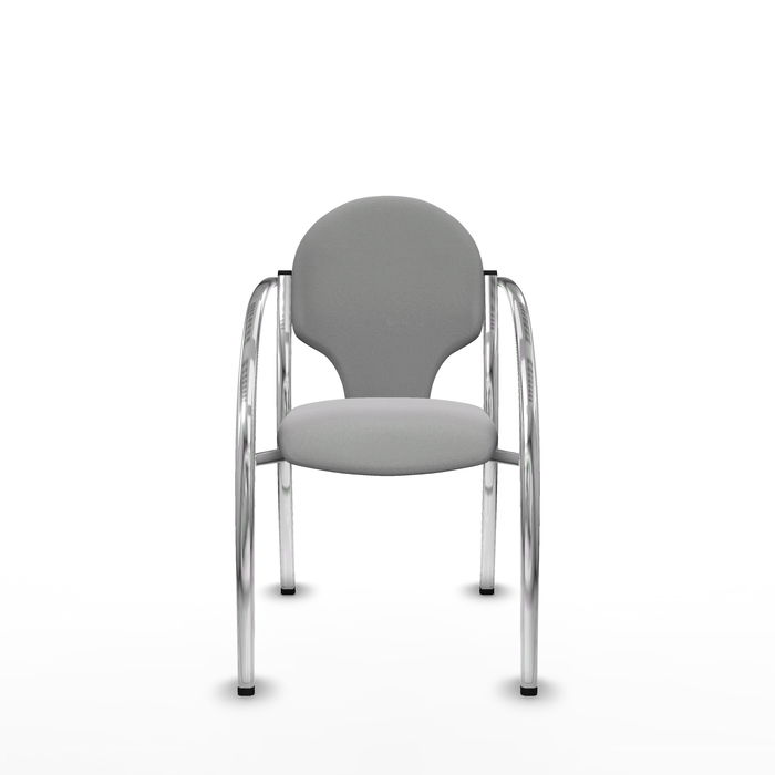 Silla de Recepción Hellín Piqueras y Crespo 220PTCRB40 Gris claro 2 Unidades