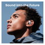 Anker Soundcore V40i Auriculares Inalámbricos Bluetooth 5.4, Diseño Open-Ear para Llamadas y Música, Resistencia IP55, Carga Rápida, Color Blanco