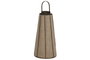 DKD Home Decor Portavela Oriental Yute y Bambú Natural