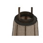 DKD Home Decor Portavela Oriental Yute y Bambú Natural