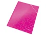 Leitz WOW Carpeta de solapas con gomas DIN A4 Fucsia