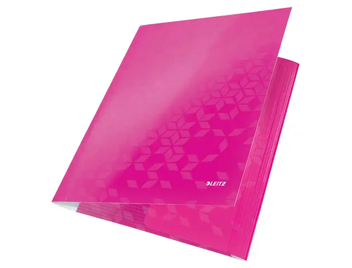 Leitz WOW Carpeta de solapas con gomas DIN A4 Fucsia Leitz WOW Carpeta de solapas con gomas DIN A4 Fucsia