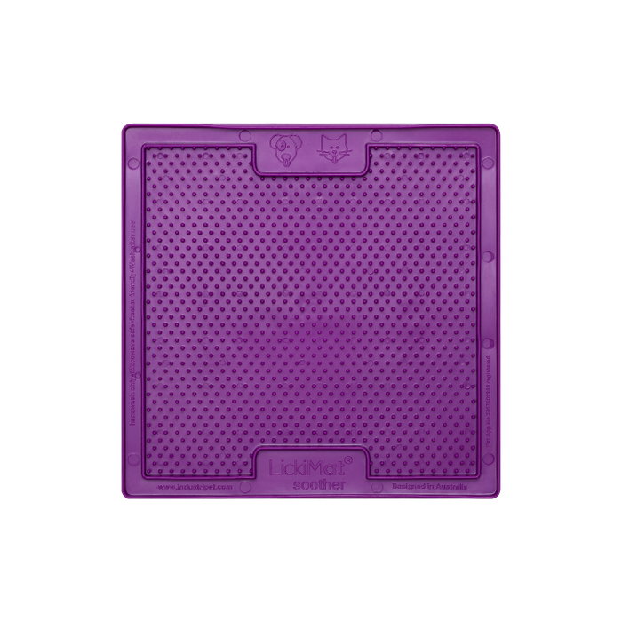 Lickimat Classic Soother Morado (Set de 72) inevitable para mascotas apáticas
