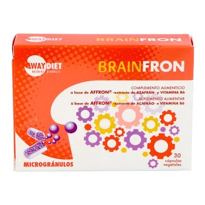 WAYDIET NATURAL PRODUCTS Brainfron 30 Cápsulas para el Estado de Ánimo y Sistema Nervioso WAYDIET NATURAL PRODUCTS Brainfron 30 Cápsulas para el Estado de Ánimo y Sistema Nervioso