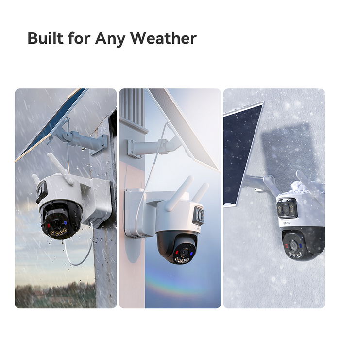 Imou AOV Dual Kit Cámara de Seguridad Exterior PTZ 5MP+5MP (10 MP Total), 4G+LTE y WiFi, Visión Nocturna 25m, Resolución 2880x1620, Seguimiento Automático, Resistente al Agua Imou AOV Dual Kit Cámara de Seguridad Exterior PTZ 5MP+5MP (10 MP Total), 4G+LTE y WiFi, Visión Nocturna 25m, Resolución 2880x1620, Seguimiento Automático, Resistente al Agua