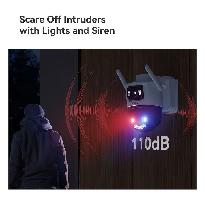 Imou AOV Dual Kit Cámara de Seguridad Exterior PTZ 5MP+5MP (10 MP Total), 4G+LTE y WiFi, Visión Nocturna 25m, Resolución 2880x1620, Seguimiento Automático, Resistente al Agua Imou AOV Dual Kit Cámara de Seguridad Exterior PTZ 5MP+5MP (10 MP Total), 4G+LTE y WiFi, Visión Nocturna 25m, Resolución 2880x1620, Seguimiento Automático, Resistente al Agua