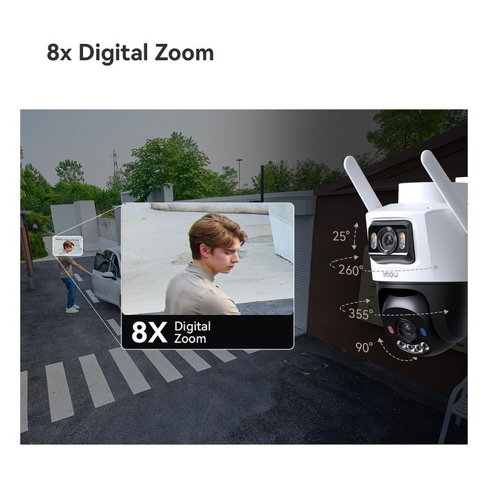 Imou AOV Dual Kit Cámara de Seguridad Exterior PTZ 5MP+5MP (10 MP Total), 4G+LTE y WiFi, Visión Nocturna 25m, Resolución 2880x1620, Seguimiento Automático, Resistente al Agua Imou AOV Dual Kit Cámara de Seguridad Exterior PTZ 5MP+5MP (10 MP Total), 4G+LTE y WiFi, Visión Nocturna 25m, Resolución 2880x1620, Seguimiento Automático, Resistente al Agua