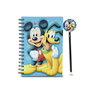 Caja Regalo con Cuaderno y Lápiz Fashion Pluto Disney Mickey Mouse Azul