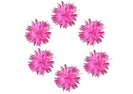 Innspiro Pompones brillantes rosa 25mm (20 unidades)