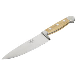 Güde Alpha Cuchillo de Cocina 16 cm Madera de Olivo Eléctrico/Plata