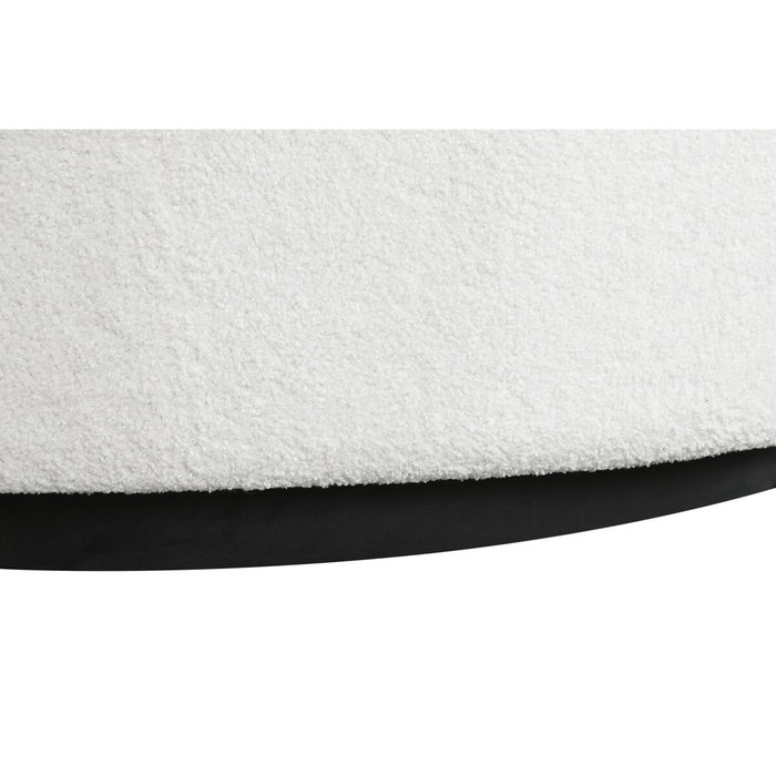 DKD Home Decor Sofá de Poliéster Borreguito Blanco