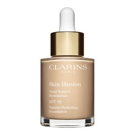 Clarins Skin Illusion Teint Naturel Base Maquillaje Sérum Efecto Piel Desnuda Tono 105