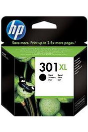 HP Cartucho de Tinta Original 301XL Negro CH563EE
