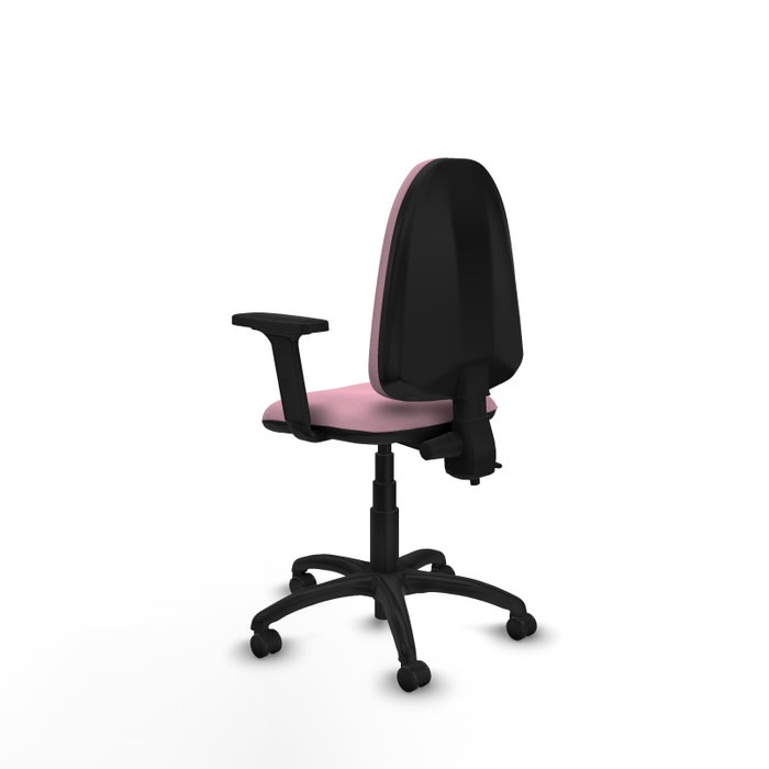 PIQUERAS Y CRESPO Silla de oficina Aýna Rosa con Brazos 2D