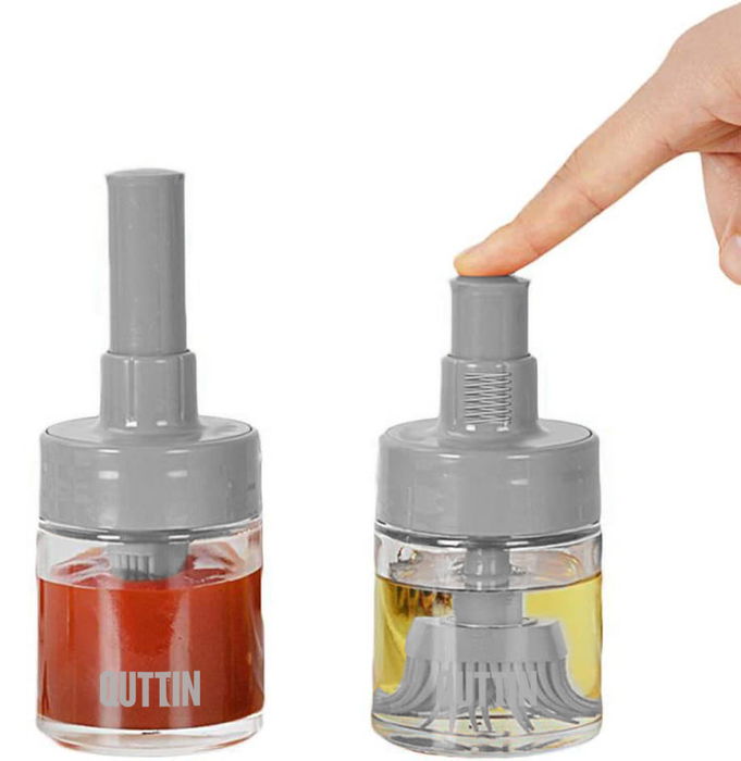 Quttin Aplicador Salsas Silicona 15 x 6 cm (24 Unidades)