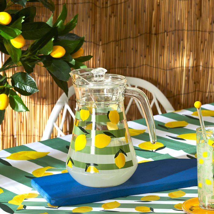 Home Deco Factory Jarra con Tapa 1,3 L Colección Bain De Soleil