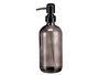 Berilo Dosificador Redondo Cristal Gris 500 ml Vidrio-Plastico 9.5x7.4x21.4 cm (Set de 12)