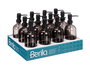 Berilo Dosificador Redondo Cristal Gris 500 ml Vidrio-Plastico 9.5x7.4x21.4 cm (Set de 12)
