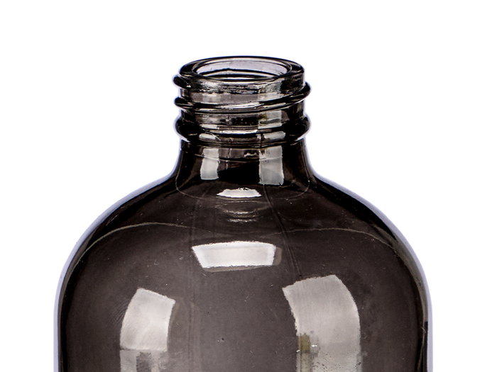 Berilo Dosificador Redondo Cristal Gris 500 ml Vidrio-Plastico 9.5x7.4x21.4 cm (Set de 12)
