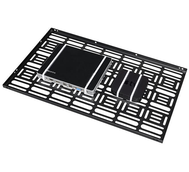 B-Tech BT7888 Bandeja de Almacenamiento AV Extensible para Montaje en Pared - Para Fuentes, Reproductores, Cable Management