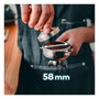Cecotec Baristeo Intima Siebtrgermaschine, Máquina de Espresso con Thermoblock 15 Bar, 1850W, Espumador de Leche, Capacidad 1.7L, Preparación de Café Molido, Color Acero Inoxidable