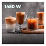 Cecotec Baristeo Intima Siebtrgermaschine, Máquina de Espresso con Thermoblock 15 Bar, 1850W, Espumador de Leche, Capacidad 1.7L, Preparación de Café Molido, Color Acero Inoxidable