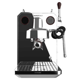 Cecotec Baristeo Intima Siebtrgermaschine, Máquina de Espresso con Thermoblock 15 Bar, 1850W, Espumador de Leche, Capacidad 1.7L, Preparación de Café Molido, Color Acero Inoxidable